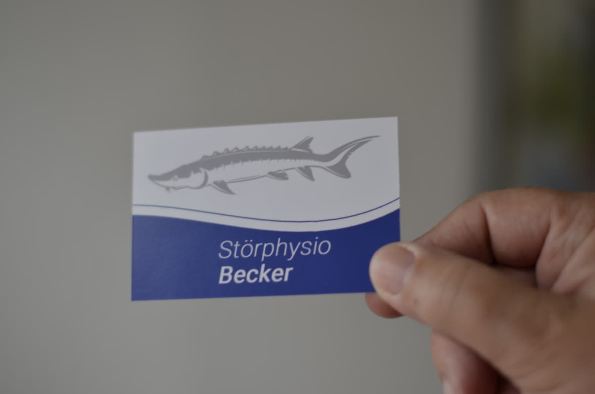 Visitenkarte Störphysio Becker – Kontaktdaten und Adresse